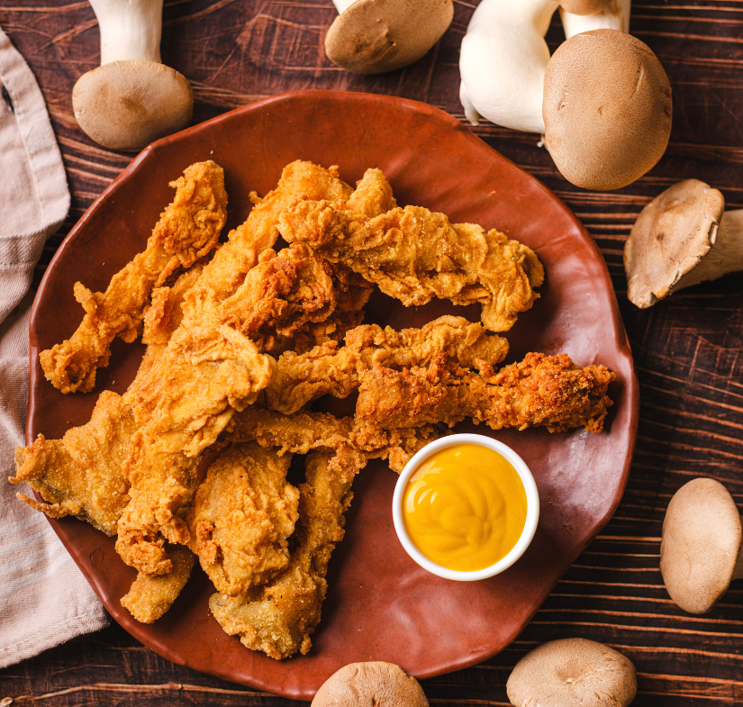 Spicy Stir-Fried King Oyster Mushrooms