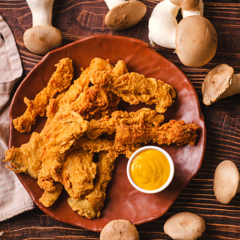 Spicy Stir-Fried King Oyster Mushrooms