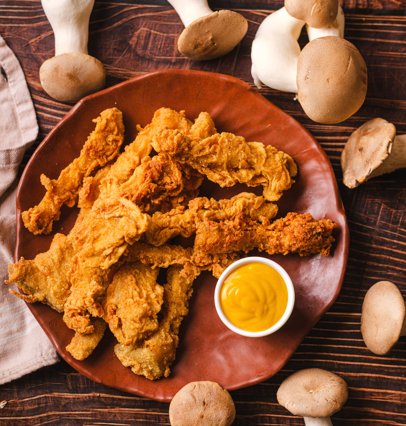 Spicy Stir-Fried King Oyster Mushrooms