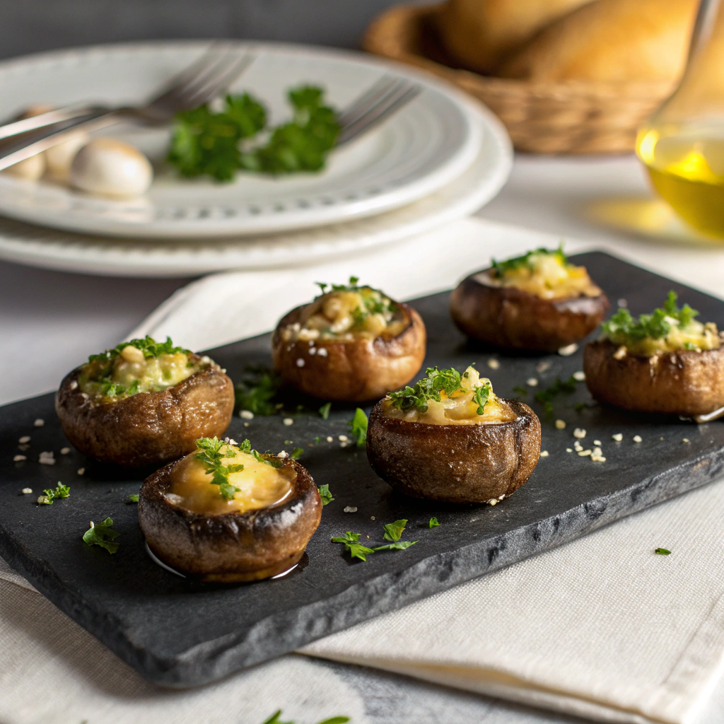 Garlic Butter Shiitake Bites