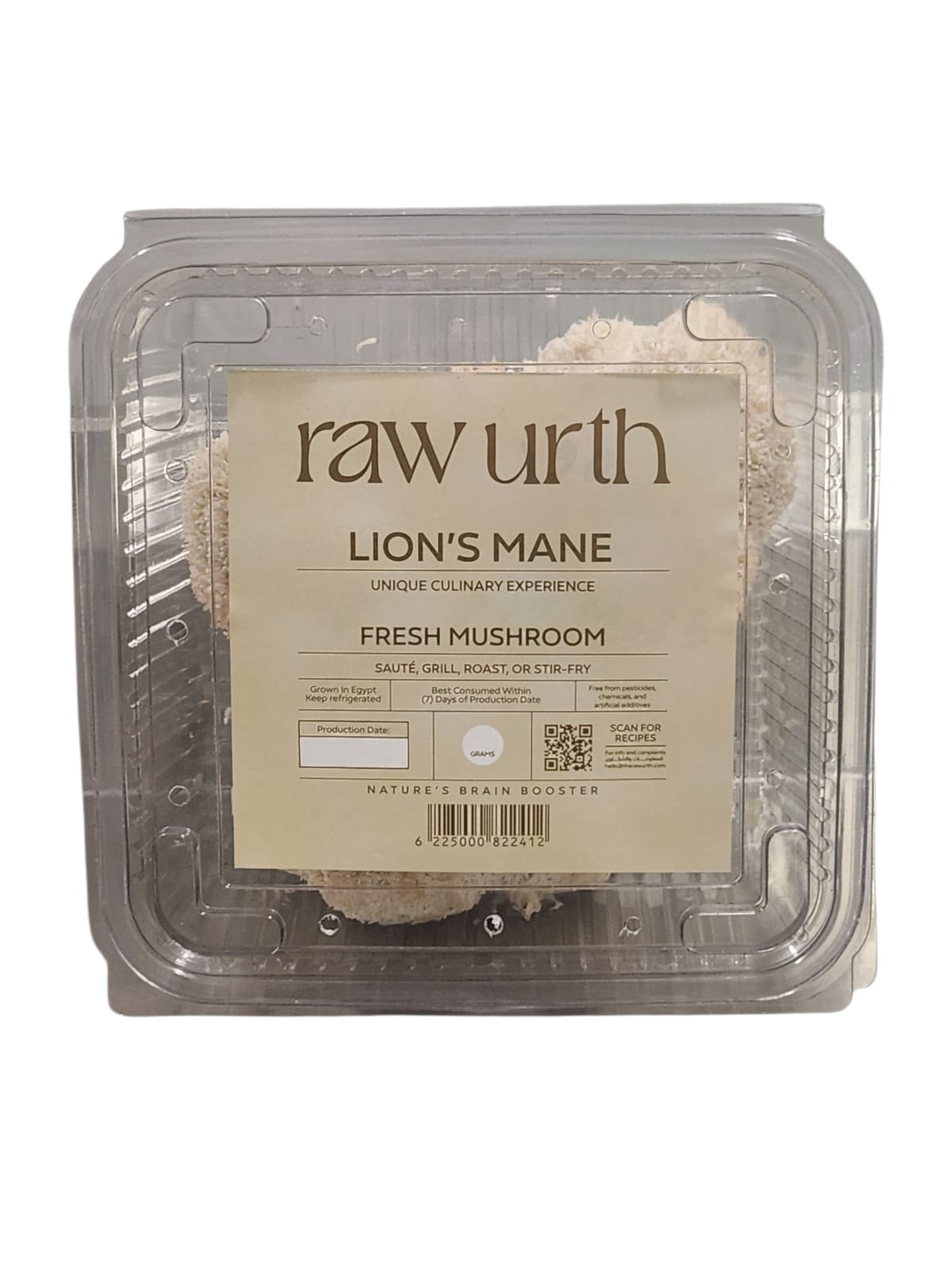 Lions Mane fresh mushrooms in packaging, featuring a unique culinary experience for healthy cooking.